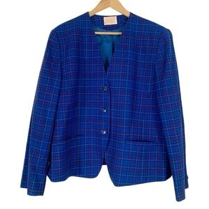 Vintage Pendleton Wool Blazer Jacket Size Large